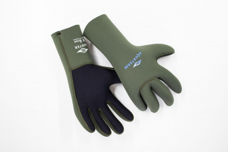 Перчатки Aquateam Anatomic 5мм олива 